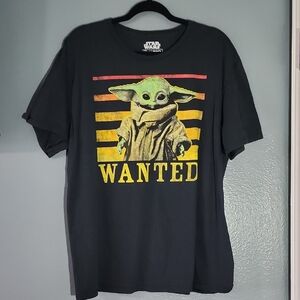 Star Wars Black T-Shirt - "Wanted"